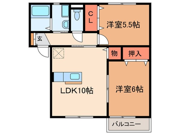 Ｋｓ　ＨＯＵＳＥ　Ａの物件間取画像